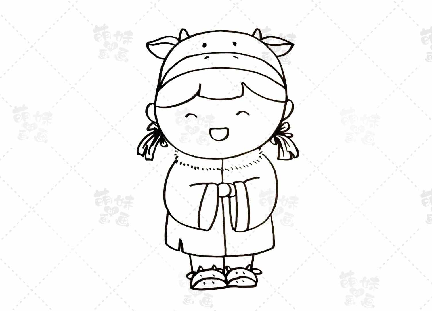 春節(jié)元素簡筆畫合集，簡單又漂亮，家長可收藏備用