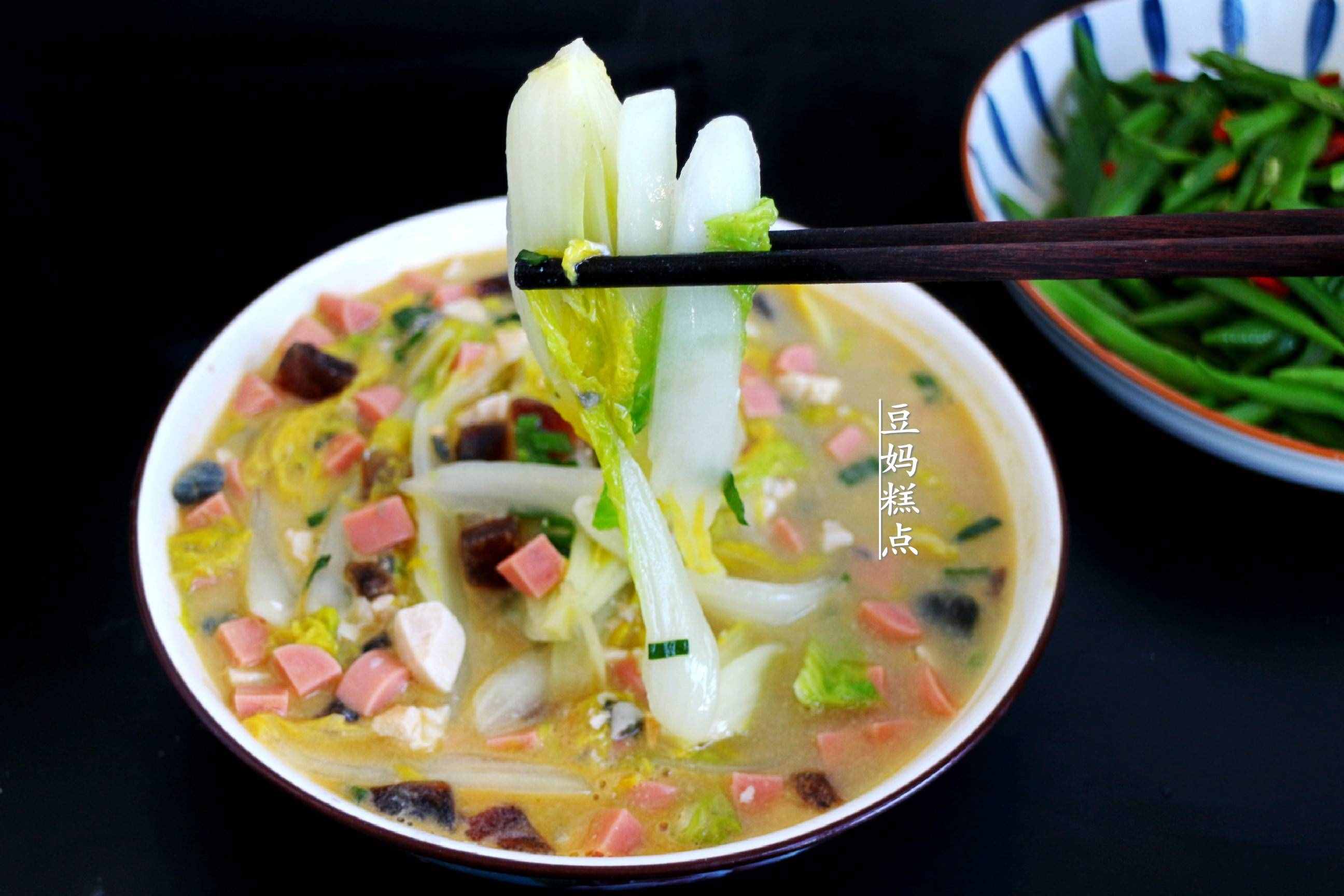 在家做上湯娃娃菜，10分鐘搞定，連湯都想喝干凈