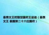 秦惠文王時期楚國君王是誰（秦惠文王 秦國第二十六位國君）