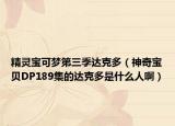 精靈寶可夢第三季達(dá)克多（神奇寶貝DP189集的達(dá)克多是什么人啊）