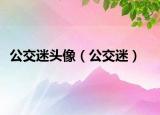 公交迷頭像（公交迷）