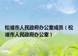 松滋市人民政府辦公室成員（松滋市人民政府辦公室）