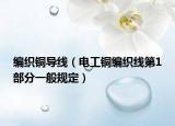 編織銅導(dǎo)線（電工銅編織線第1部分一般規(guī)定）
