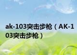 ak-103突擊步槍（AK-103突擊步槍）
