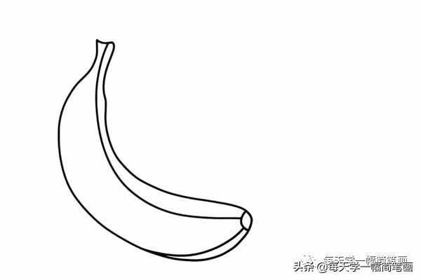 每天學(xué)一幅簡(jiǎn)筆畫--兩個(gè)香蕉簡(jiǎn)筆畫步驟圖片大全