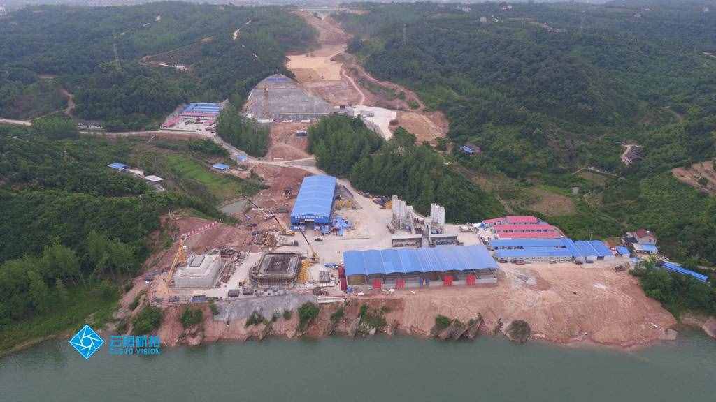 宜昌白洋長江大橋建設(shè)中，快來看看大橋?qū)硎鞘裁礃幼?