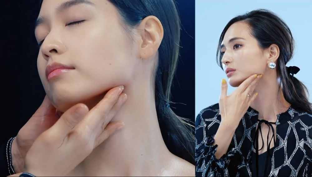 日本美容師面部按摩手法，瘦臉?biāo)苄我徊礁愣ǎ餍且脖环N草