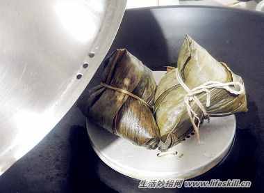 冷凍粽子快速加熱，美味不打折！