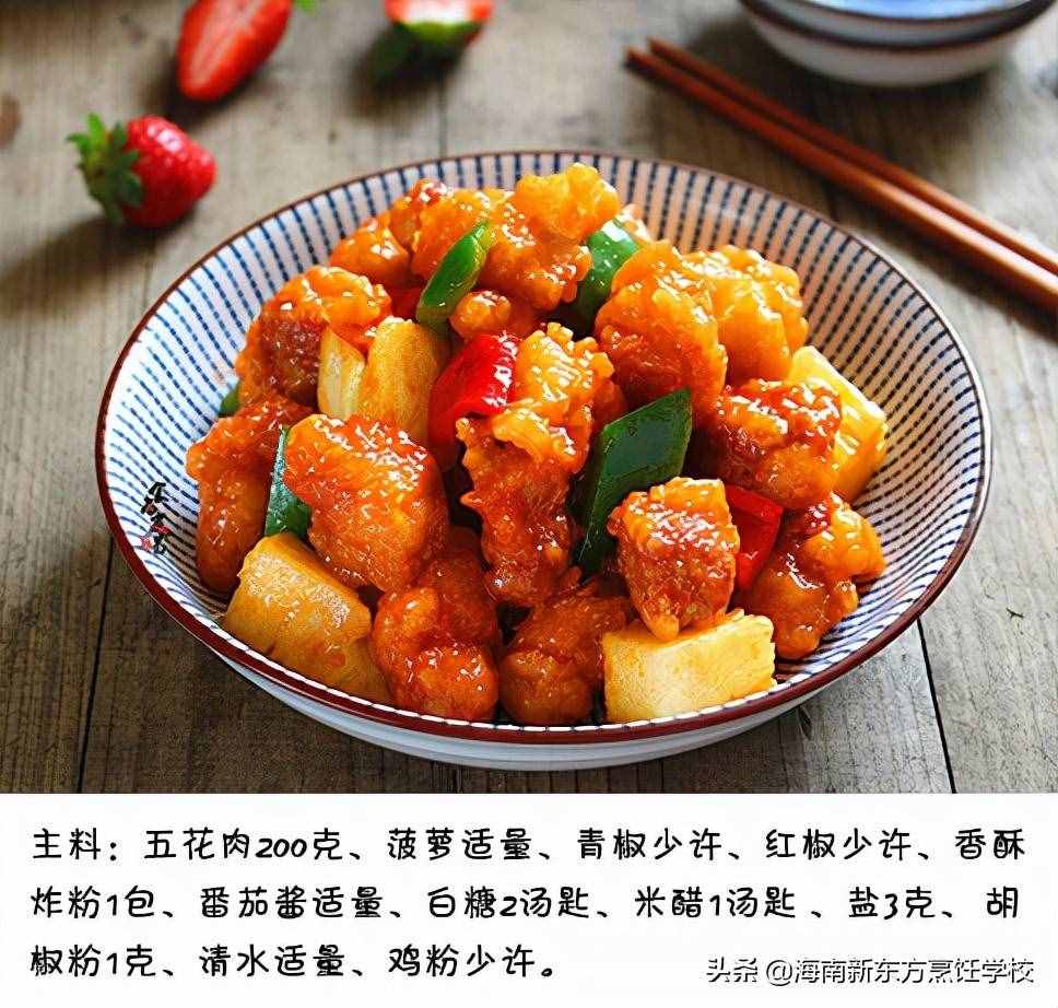 教你菠蘿咕嚕肉的家常做法，外酥里嫩酸甜可口，大人小孩都愛吃