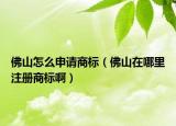 佛山怎么申請(qǐng)商標(biāo)（佛山在哪里注冊(cè)商標(biāo)?。? /></span></a>
                        <h2><a href=