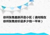 徐州張集最新開盤小區(qū)（請(qǐng)問現(xiàn)在徐州張集房?jī)r(jià)是多少錢一平米）