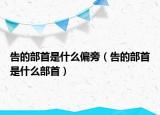 告的部首是什么偏旁（告的部首是什么部首）