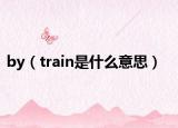 by（train是什么意思）