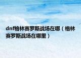 dnf格林賽羅斯戰(zhàn)場(chǎng)在哪（格林賽羅斯戰(zhàn)場(chǎng)在哪里）