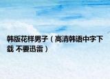 韓版花樣男子（高清韓語(yǔ)中字下載 不要迅雷）