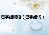 已字組詞語（已字組詞）