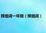 揉組詞一年級(jí)（揉組詞）