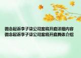 微念起訴李子柒公司案將開庭詳細(xì)內(nèi)容 微念起訴李子柒公司案將開庭具體介紹
