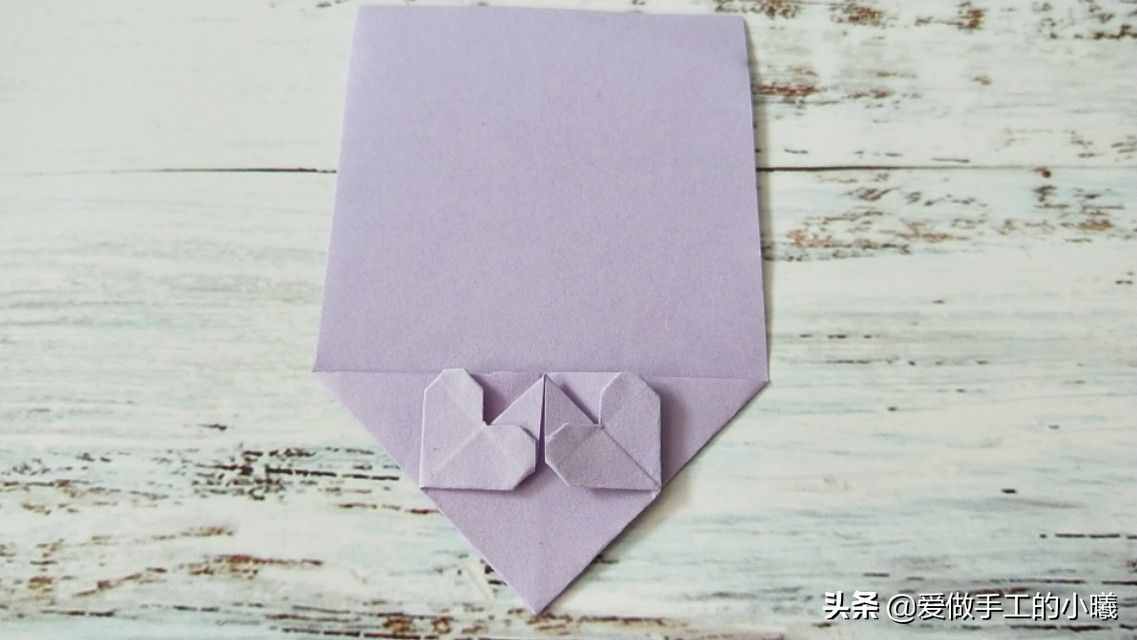 別致的愛(ài)心折紙教程，五顆愛(ài)心并存，簡(jiǎn)單又好看