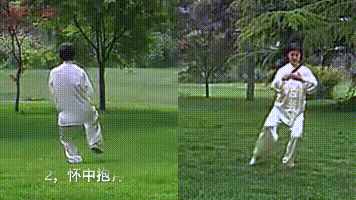 楊氏36式太極扇的動作動圖分解教學(xué)