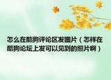 怎么在酷狗評(píng)論區(qū)發(fā)圖片（怎樣在酷狗論壇上發(fā)可以見(jiàn)到的照片?。? /></span></a>
                        <h2><a href=