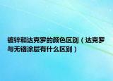 鍍鋅和達克羅的顏色區(qū)別（達克羅與無鉻涂層有什么區(qū)別）