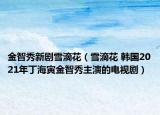 金智秀新劇雪滴花（雪滴花 韓國2021年丁海寅金智秀主演的電視劇）