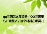 qq三國怎么買經(jīng)驗（QQ三國里\