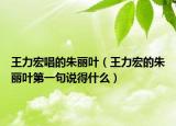 王力宏唱的朱麗葉（王力宏的朱麗葉第一句說得什么）