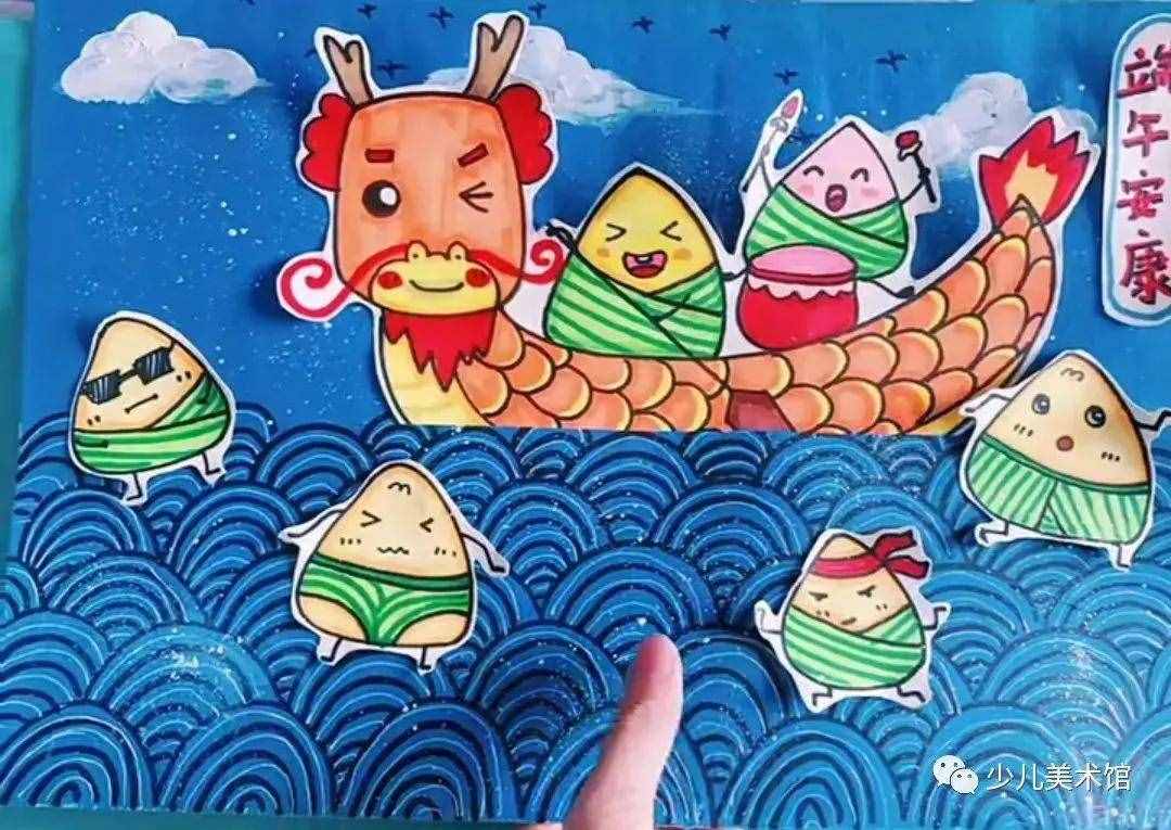 67幅端午主題簡筆畫+綜合手工繪畫+兒童畫+手抄報素材超全哦