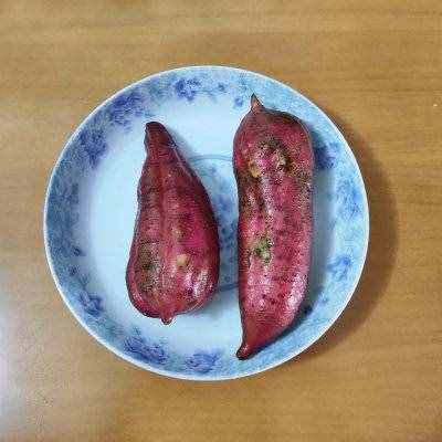 #父親節(jié)，給老爸做道菜#三步做好：微波爐烤地瓜