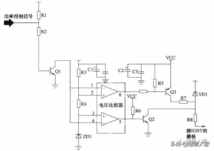電磁爐特征電路簡(jiǎn)介