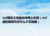 dnf遺忘之地赫伯特博士在哪（dnf赫拉斯研究所怎么不見地圖）