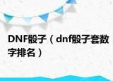 DNF骰子（dnf骰子套數(shù)字排名）