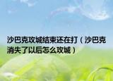 沙巴克攻城結(jié)束還在打（沙巴克消失了以后怎么攻城）