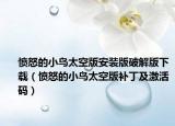 憤怒的小鳥太空版安裝版破解版下載（憤怒的小鳥太空版補(bǔ)丁及激活碼）