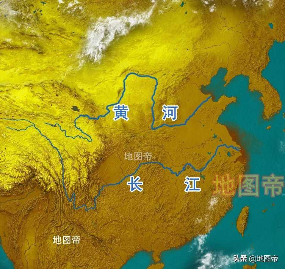 為何長(zhǎng)江走“辶”字形，而黃河走“幾”字形？