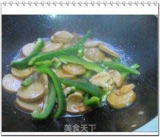青椒炒素雞的做法步驟:5