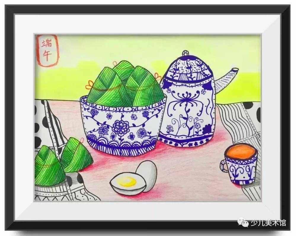 67幅端午主題簡(jiǎn)筆畫+綜合手工繪畫+兒童畫+手抄報(bào)素材超全哦