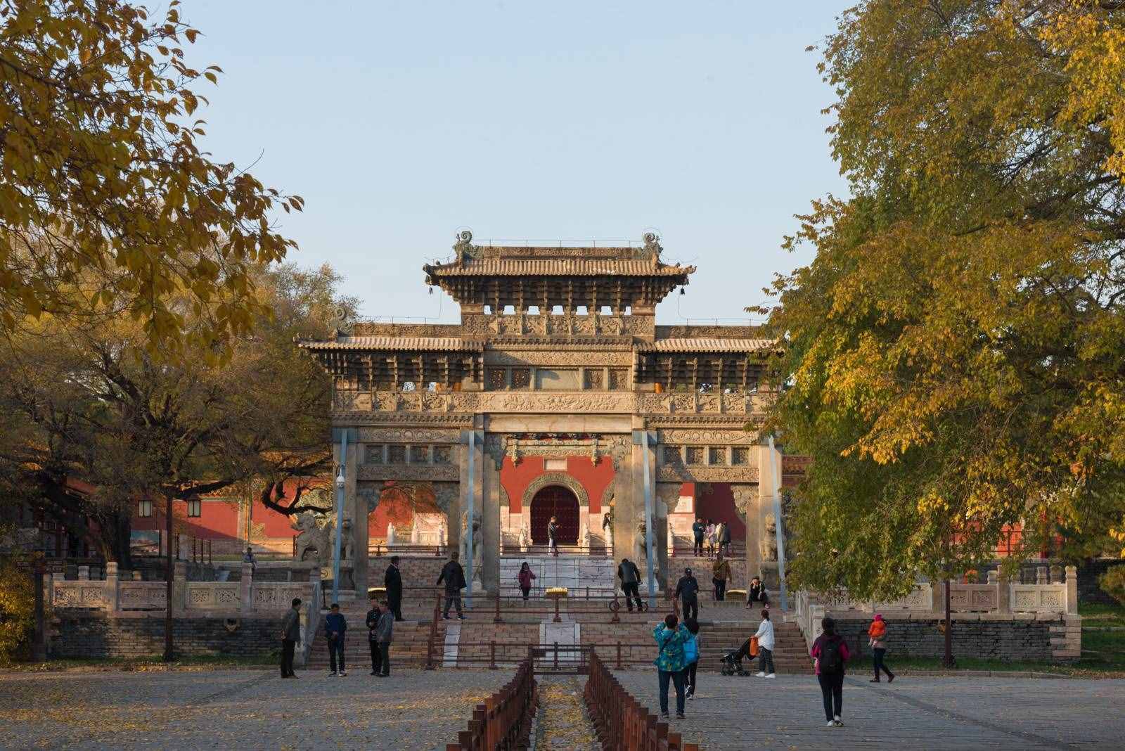 清太宗皇太極的陵墓，被列入世界遺產(chǎn)，就在沈陽