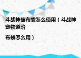 斗戰(zhàn)神破布袋怎么使用（斗戰(zhàn)神寵物道階|布袋怎么用）