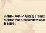 小辣椒m10和m12的區(qū)別（誰聽過小辣椒這個牌子小辣椒四核M1怎么樣耐用嗎）