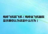 梅婷飛機(jī)踩飛機(jī)（梅婷坐飛機(jī)腳踩顯示屏你認(rèn)為這是什么行為）