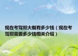 現(xiàn)在考駕照大概有多少錢（現(xiàn)在考駕照需要多少錢相關(guān)介紹）
