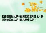 我擁抱著愛從夢(mèng)中醒來(lái)的歌名叫什么（我擁抱著愛當(dāng)從夢(mèng)中醒來(lái)是什么歌）
