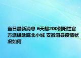 當日最新消息 6天超200例陽性官方派組赴皖北小城 安徽泗縣疫情狀況如何