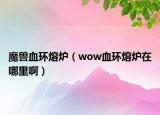 魔獸血環(huán)熔爐（wow血環(huán)熔爐在哪里啊）