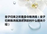 皇子歸來之歡喜縣令陳浩民（皇子歸來陳浩民演進京的叫什么相關介紹）