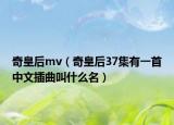 奇皇后mv（奇皇后37集有一首中文插曲叫什么名）