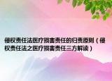 侵權責任法醫(yī)療損害責任的歸責原則（侵權責任法之醫(yī)療損害責任三方解讀）